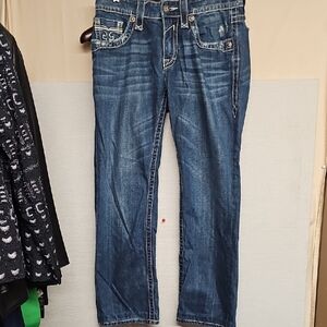 ROCK REVIVAL SABASTIAN STRAIGHT MENS JEANS BFPM-03-113